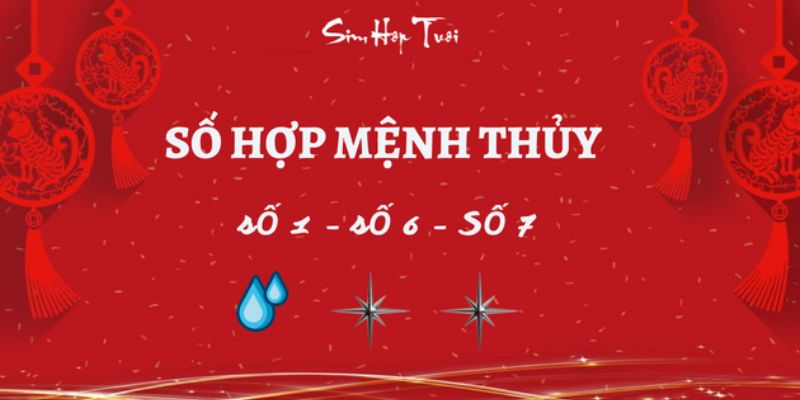 Lựa chọn con số may mắn cho mệnh Thủy theo ngũ hành