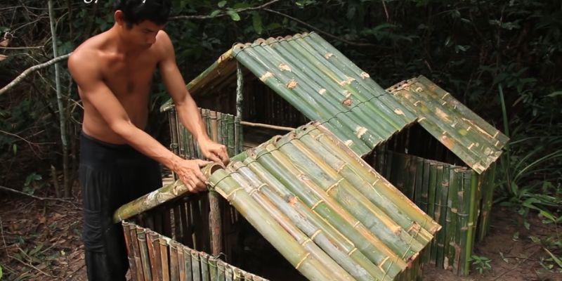 Cách làm chuồng gà từ tre đơn giản cho người nuôi